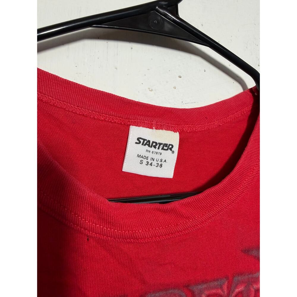 Vintage Started Single Stitch MEGADETH T Shirt Red Small Adult - Picture 13 of 13